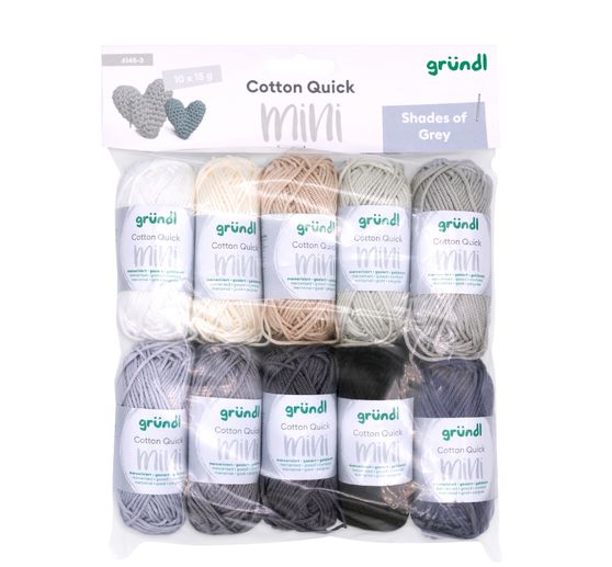 Fils Gründl Coton Quick minis « Shades of Grey »