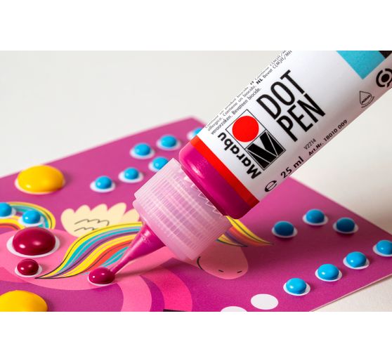 Coffret Marabu KiDS Peinture point à point « Licorne »