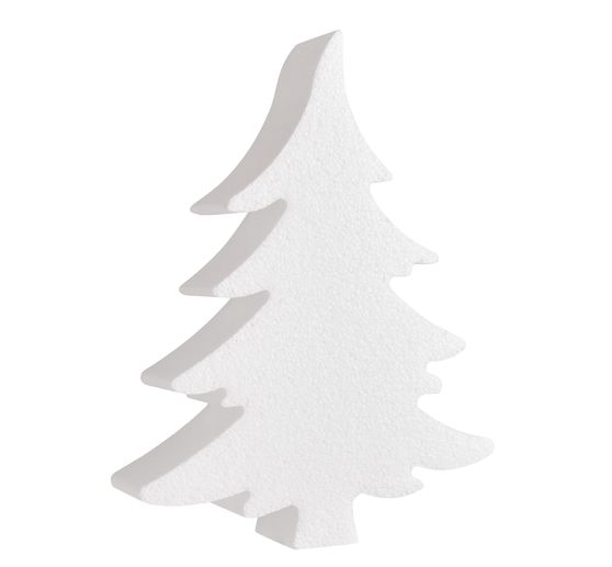 Styrofoam mold "Fir tree curved